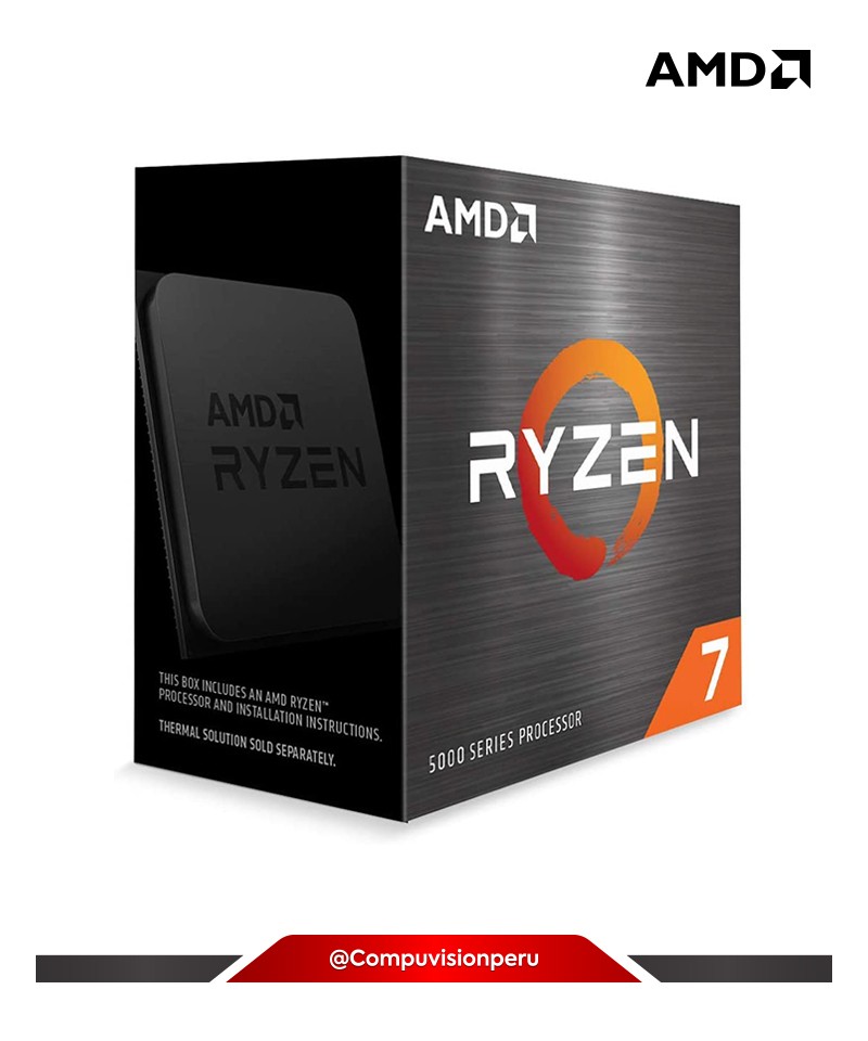 CPU AMD RYZEN 7 5800X 8/16 TH 3.8GHZ 32MB DE CACHE AM4 TURBO CORE 4.7GHZ 105W S/G