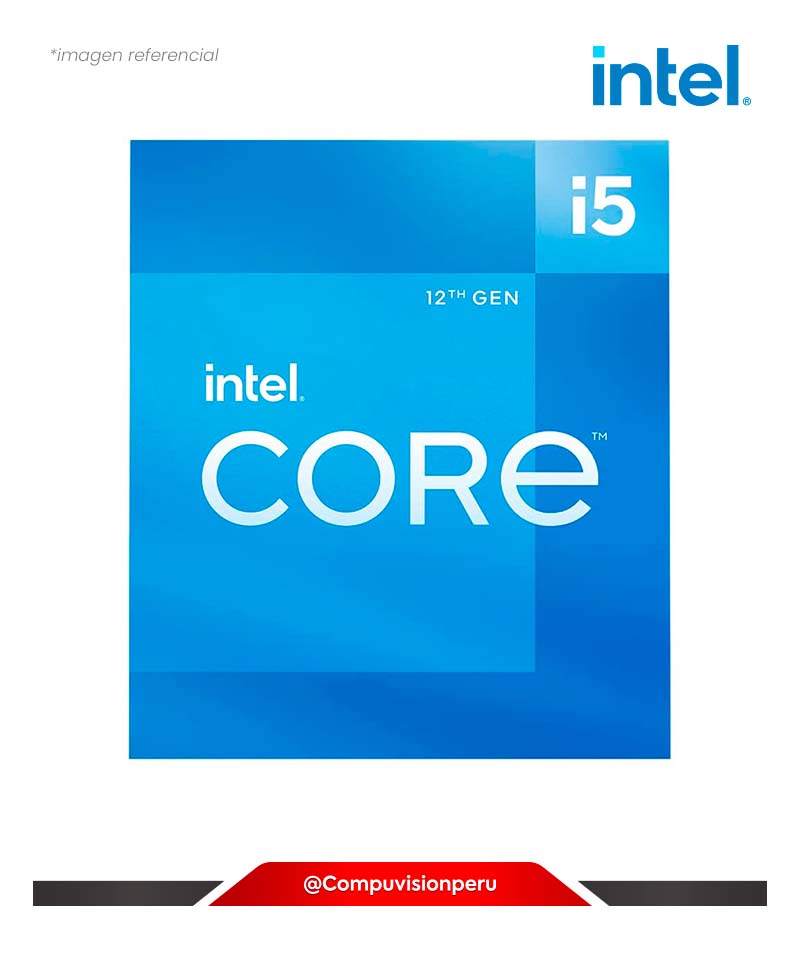 CPU INTEL I5-12400F 6N / 12TH 18 MB 2.50GHZ LGA 1700 S/G TURBO CORE 4.40GHZ