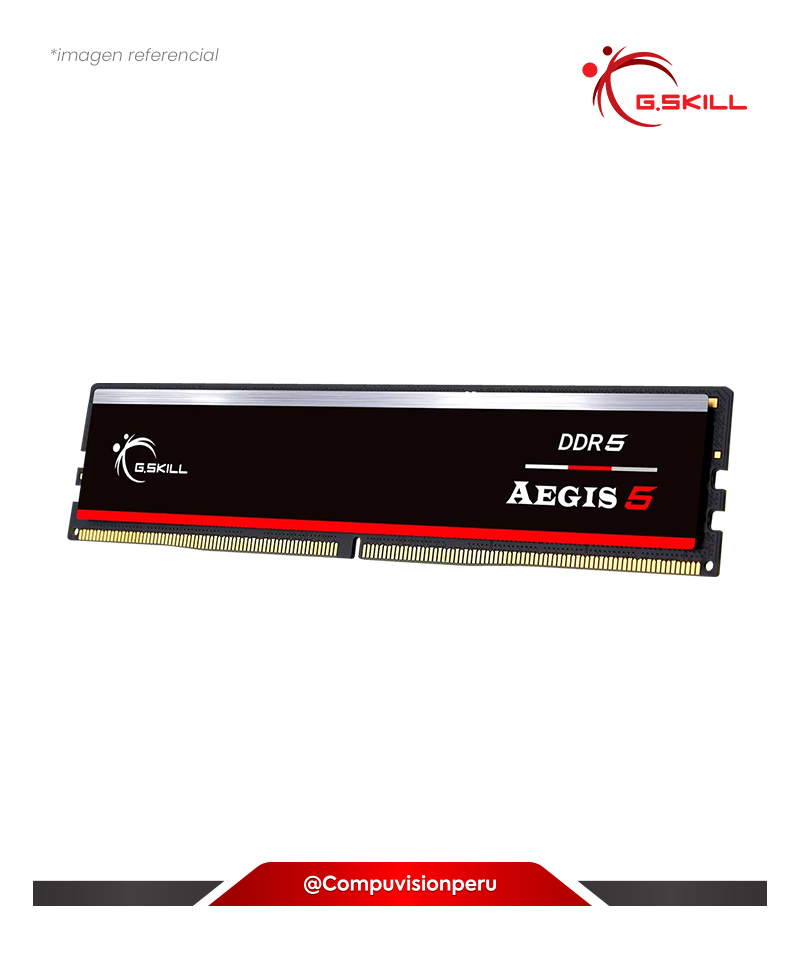 MEMORIA 16GB DDR5 BUS 6000MHZ G.SKILL AEGIS 5 INTEL XMP AMD EXPO CL36 1.35V F5-6000J3636F16GX1-IS