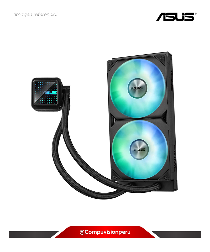 COOLER PARA CPU ASUS PRIME LC 240 ARGB 2*1200MM INTEL AMD PRIME-LC-240-ARGB