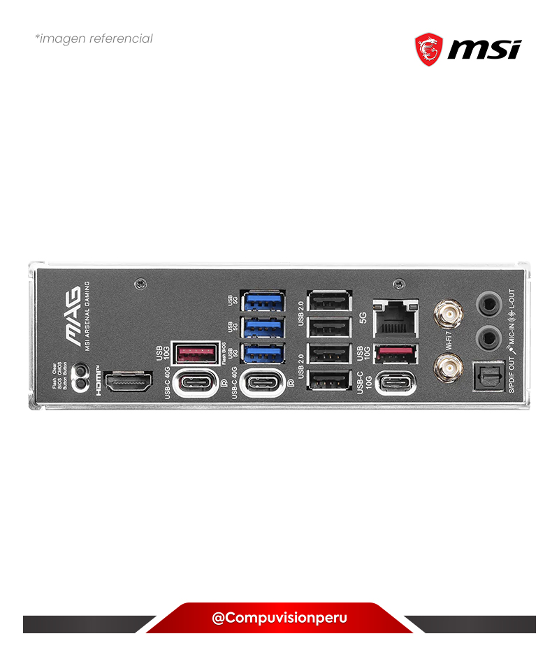 PLACA MSI MAG X870E TOMAHAWK WIFI AMD X870E AM5 DDR5 HDMI M.2 USB 40GBPS BLUETOOTH 5.4 ATX