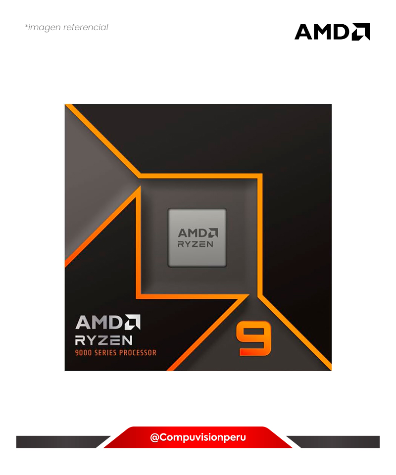 CPU AMD RYZEN 9 9900X AM5 12N 24TH 4.4GHZ 64MB TDP120W AMD RADEON GRAPHICS TURBO CORE 5.6GHZ