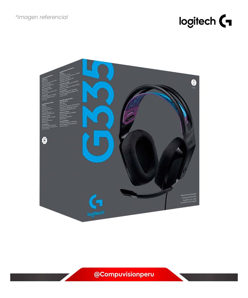 HEADSET LOGITECH G335 BLACK 981-000977