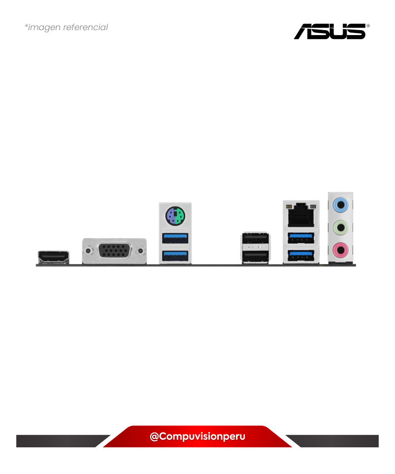 PLACA ASUS PRIME A620M-K AM5 AMD A620 DDR5 VGA HDMI M.2 SATA 6GB YSB 3.2 M-ATX