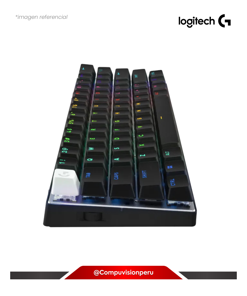 TECLADO LOGITECH PRO X 60  LIGHTSPEED BLACK BLUETOOTH WIRELESS  920-011902