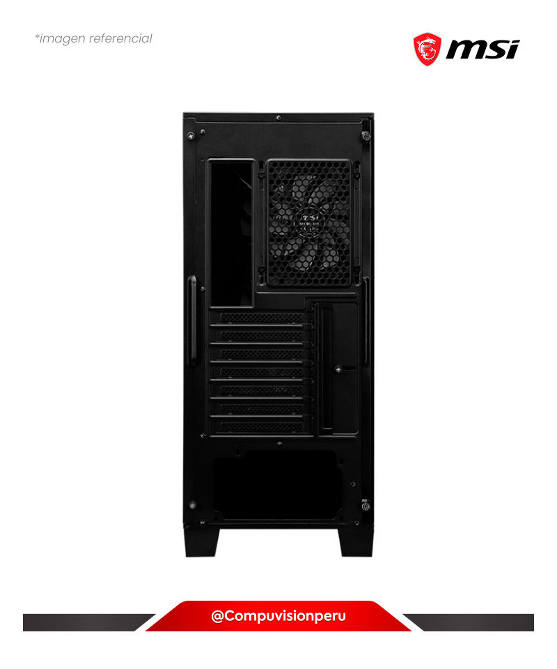 CASE MSI MAG FORGE 120A AIRFLOW USB 3.2 ATX 6*120MM RGB TEMPERDED GLASS