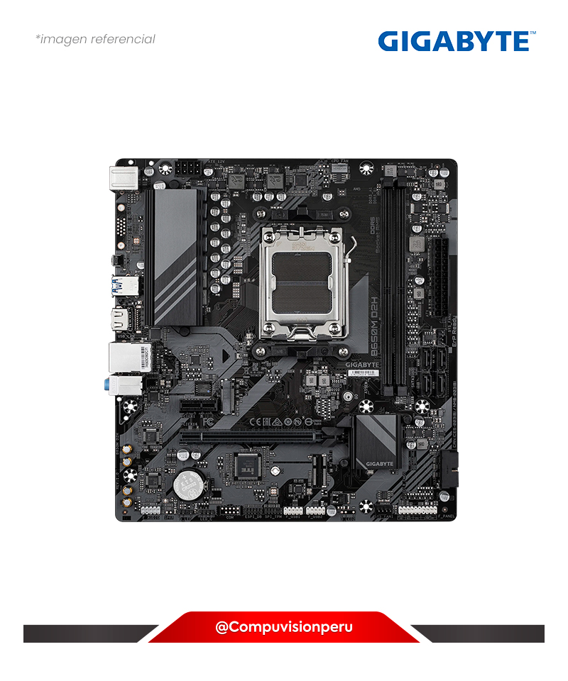 PLACA GIGABYTE B650M D2H AMD B650 AM5 DDR5 HDMI DP M.2 USB 3.2 SATA 6GB MICRO-ATX