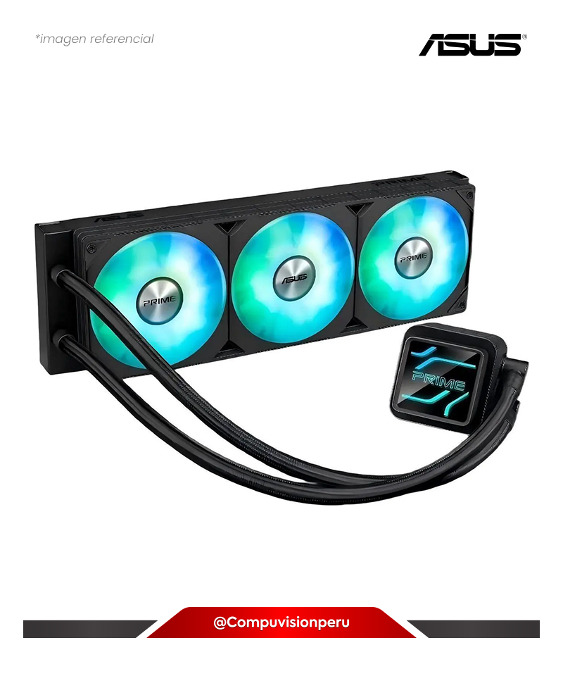 COOLER DE CPU ASUS PRIME LC 360 ARGB 3*1200MM AMD INTEL PRIME-LC-360-ARGB