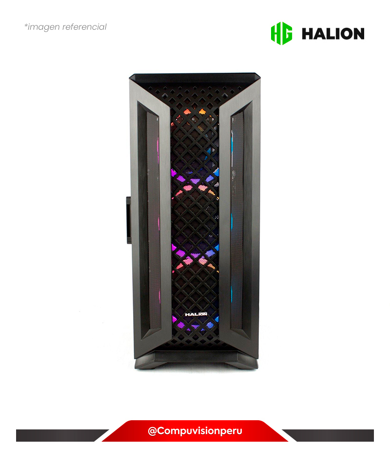 CASE ATX HALION GORDON S/FUENTE 3*12CM CINTAD RGB