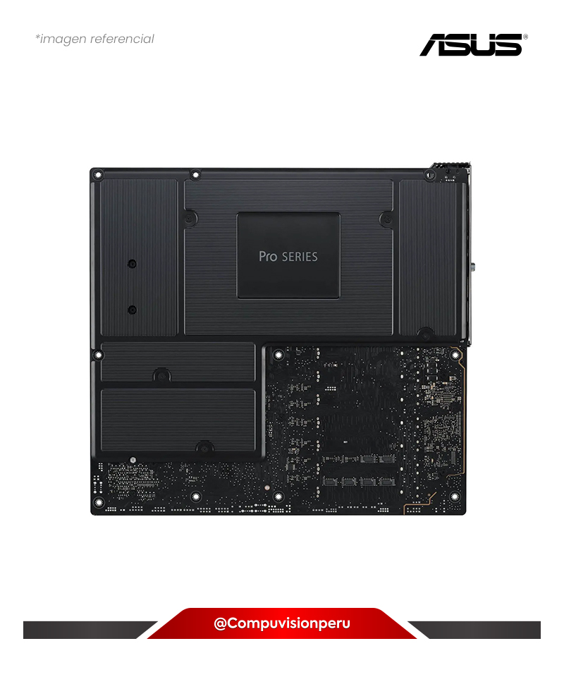 PLACA ASUS PRO WS WRX90E-SAGE SE AMD WRX90 STR5 DDR5 M.2 SATA 6GB USB 40GB EEB FORM FACTOR