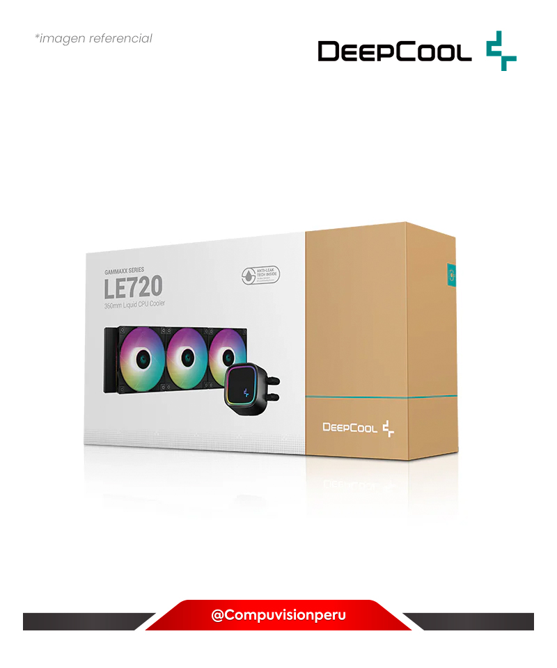COOLER DE CPU DEEPCOOL LE720 ARGB 360MM LGA AMD R-LE720-BKAMMN-G-1