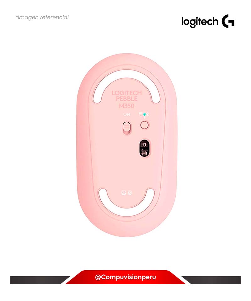 MOUSE LOGITECH PEBBLE M350 DUAL CONNECTIVITY ROSE 910-005769