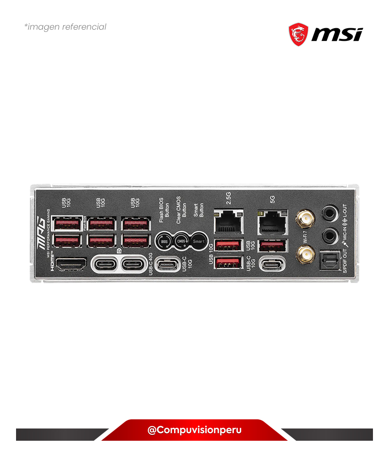 PLACA MSI MPG X870E CARBON WIFI AMD X870E AM5 DDR5 M.2 SATA 6GB BLUETOOTH ATX