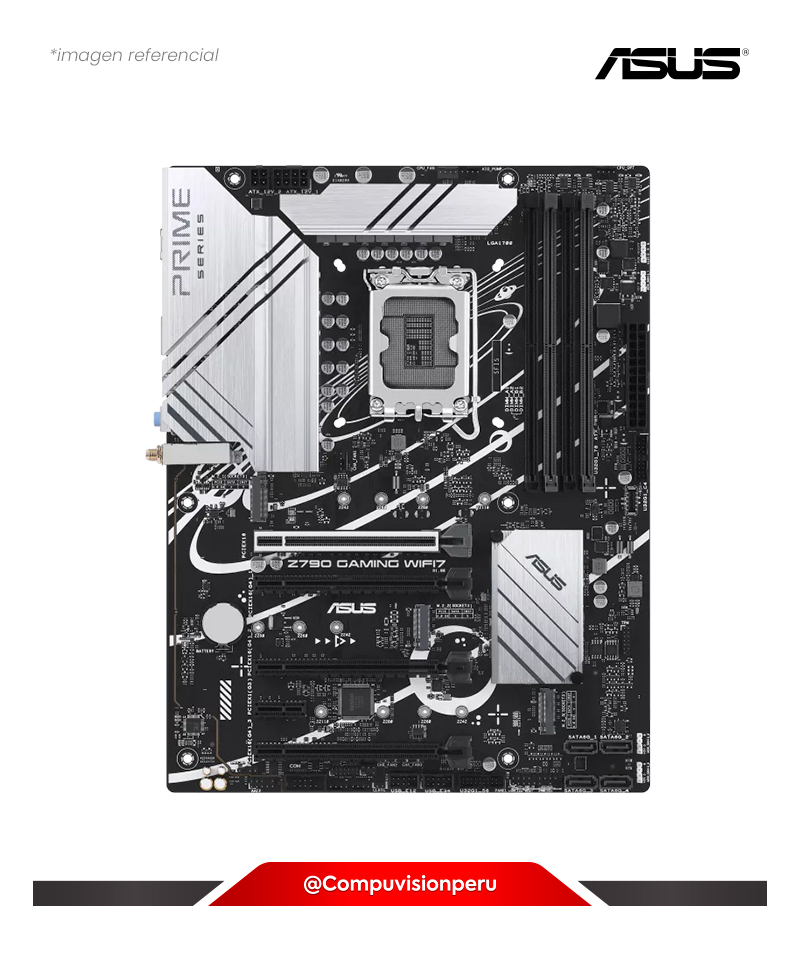 PLACA ASUS Z790 GAMING WIFI7 LGA 1700 INTEL Z790 DDR5 M.2 SATA 6GB BLUETOOTH USB 3.2 ATX Z790-GAMING-WIFI7