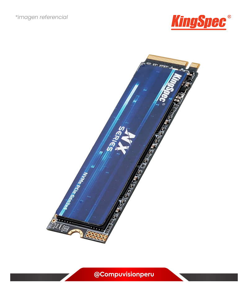 DISCO SOLIDO SSD 512GB KINGSPEC NX-512 M.2 2280 PCIE 4.0X4 NVME 1.4 3D NAND NX-512-2280
