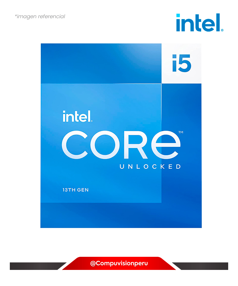 CPU INTEL CORE I5-13600K 14-CORE (6P+8E) 24MB 3.5GZ LGA 1700 125W INTEL UHD  GRAPHICS 770 TURBO COREB 5.10GHZ, PROCESADOR