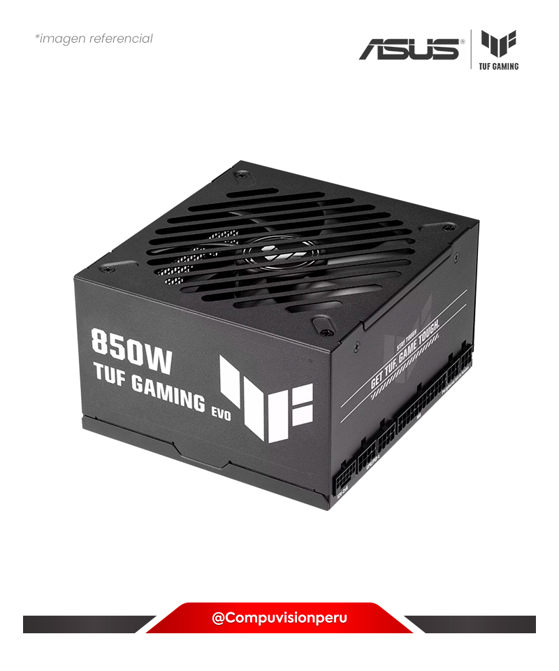 FUENTE 850W ASUS TUF GAMING 850W GOLD EVO ATX 3.1 80 PLUS GOLD ROHS FULL MODULAR TUF-GAMING-850G-EVO
