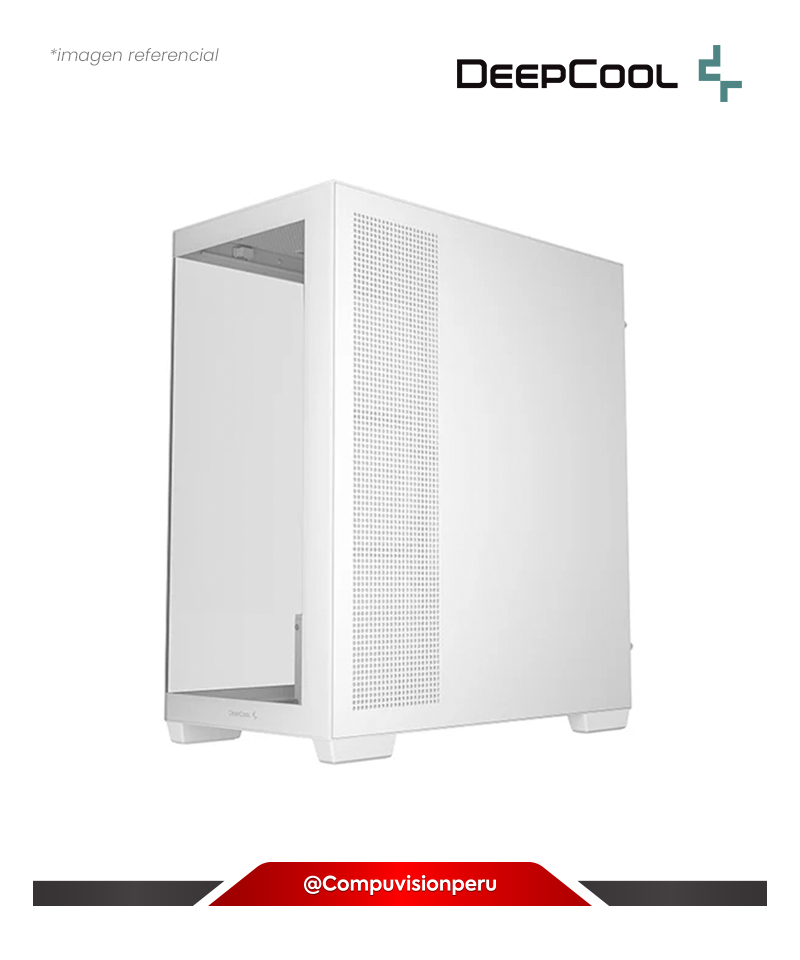 CASE DEEPCOOL CG580 WHITE USB3.0 TIPO-C CRISTAL TEMPLADO S/FUENTE R-CG580-WHNDA0-G-1
