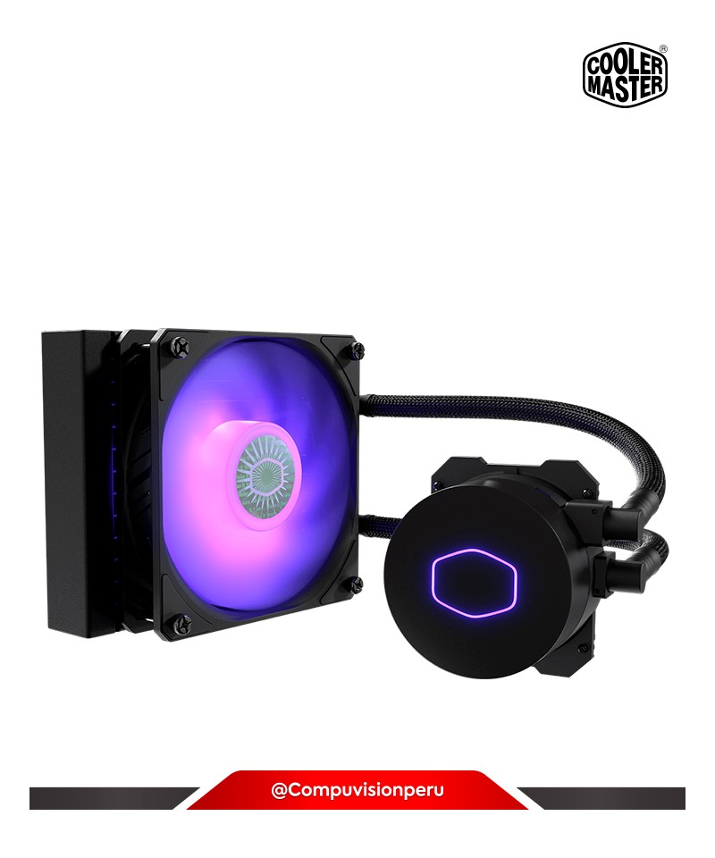 COOLER DE CPU COOLER MASTER MASTERLIQUID ML120L V2 RGB INTEL/AMD MLW-D12M-A18PC-R2