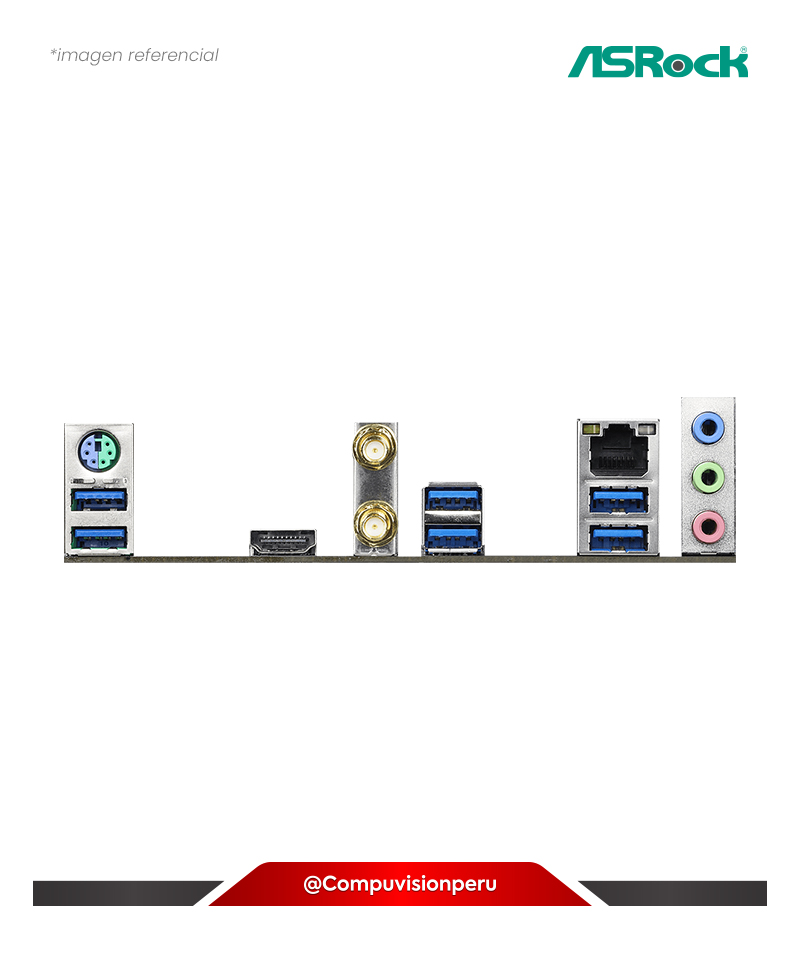 PLACA ASROCK B550 PHANTOM GAMING 4 AC AM4 AMD B550 SATA 6GB/S WIFI BLUETOOTH 90-MXBDZ0-A0UAYZ