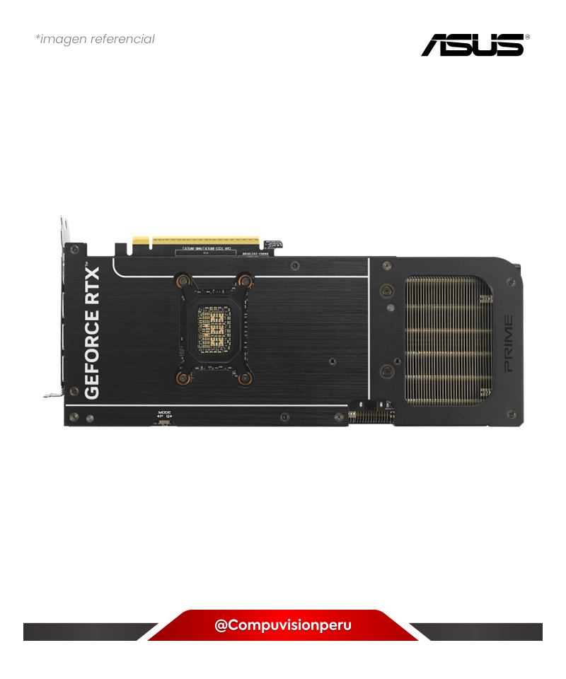 VIDEO ASUS PRIME GEFORCE RTX 5080 16GB GDDR7 OC EDITION CUDA 10752 256-BIT HDMI DP PRIME-RTX5080-O16G