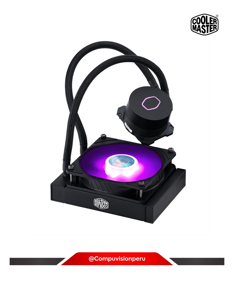 COOLER DE CPU COOLER MASTER MASTERLIQUID ML120L V2 RGB INTEL/AMD MLW-D12M-A18PC-R2