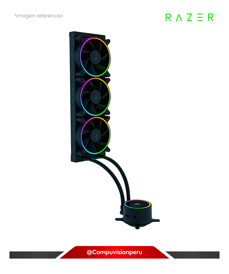 COOLER DE CPU RAZER HANBO CHROMA RGB AIO 120*3 ARGB INTEL AMD RC21-01770200-R3M1