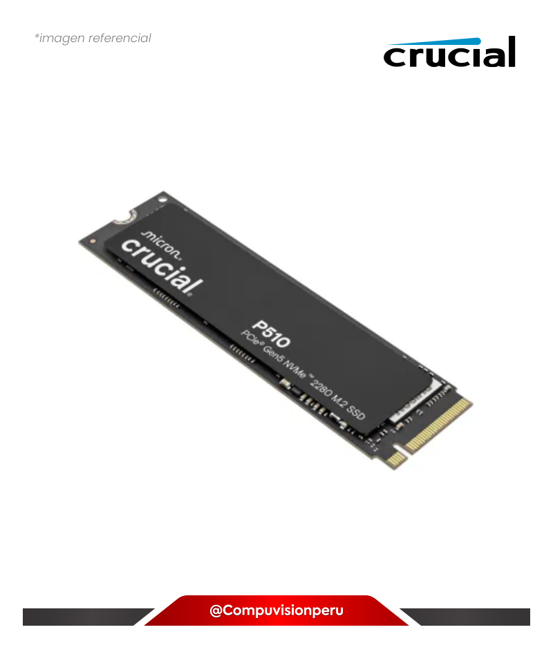 DISCO SOLIDO SSD 1TB CRUCIAL P510 GEN5 NVME PCIE 5.0 M.2 2280 CT1000P510SSD8-01