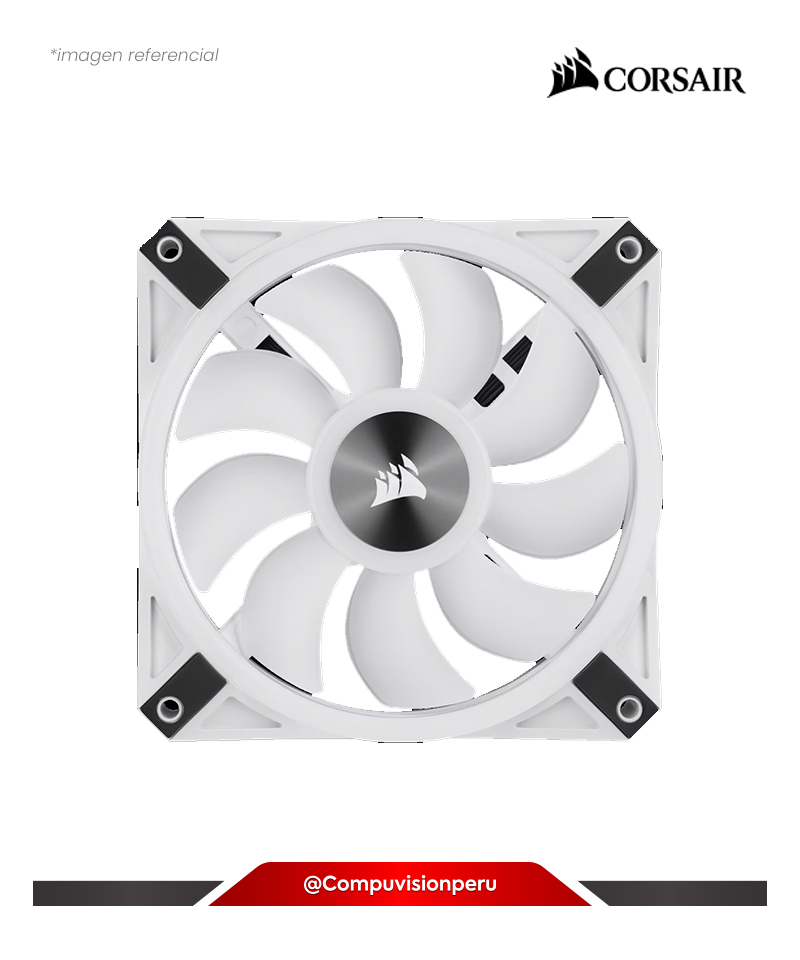 COOLER DE CASE CORSAIR ICUE QL120 RGB WHITE 1*120MM CO-9050103-WW