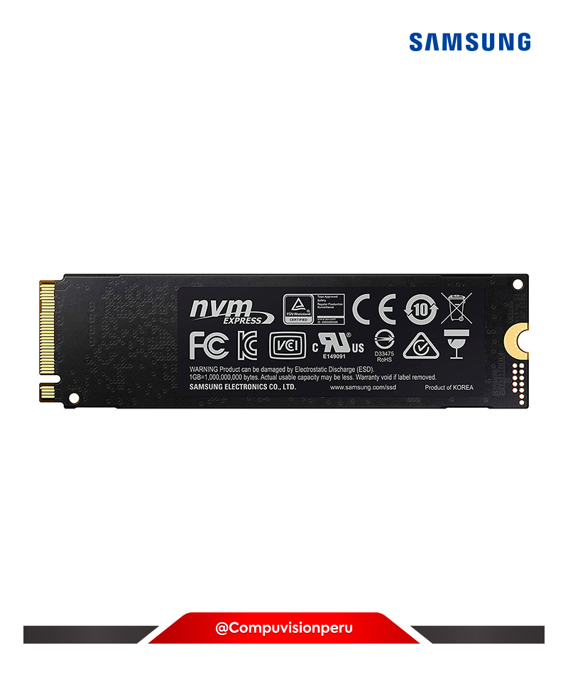 DISCO SOLIDO SSD 500GB SAMSUNG 970 EVO PLUS  M.2 PCIE, NVME BLISTER