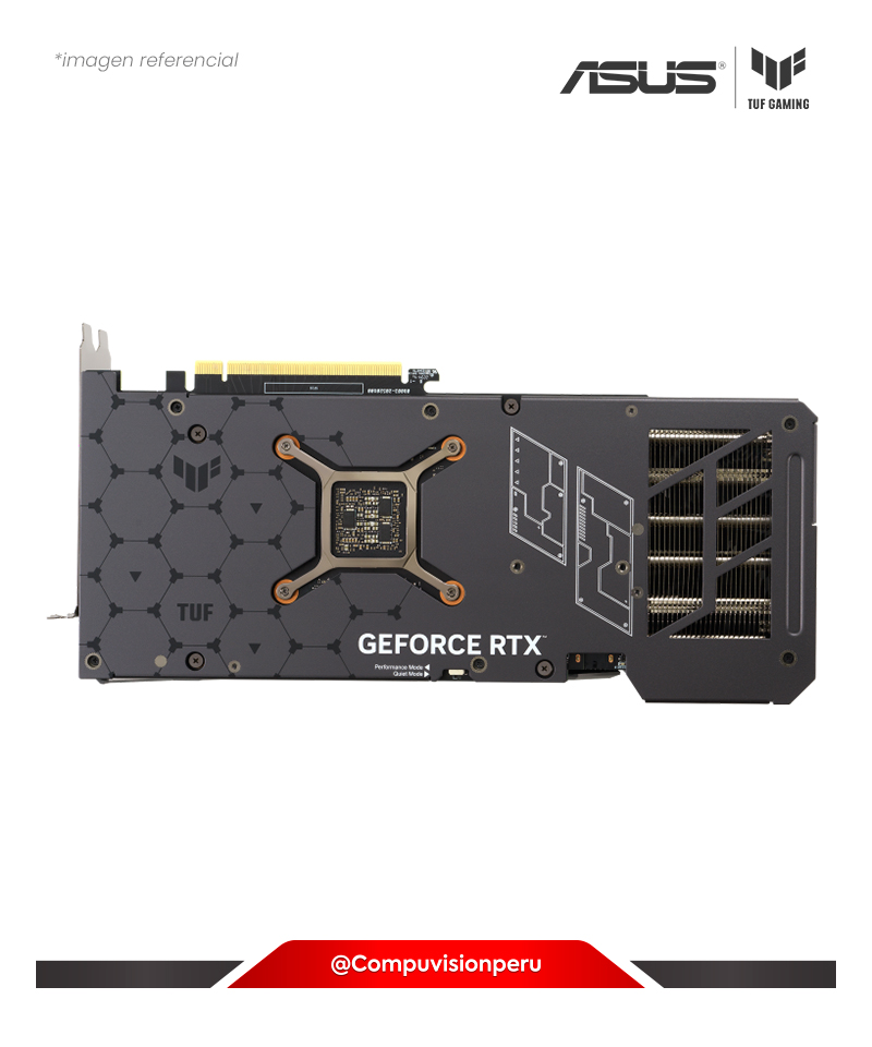 VIDEO ASUS TUF GAMING GEFORCE RTX 4070 12GB GDDR6X CUDA 5888 192-BITS HDMI DP ARGB TUF-RTX4070-12G-GAMING