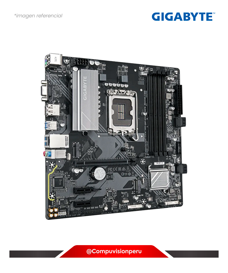 PLACA GIGABYTE B760M D3HP LGA 1700 INTEL B760 DDR5 VGA HDMI M.2 SATA 6GB USB 2.0 M-ATX B760M-D3HP