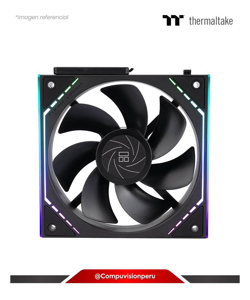 COOLER DE CASE THERMALRIGHT TL-M12QRX3 BLACK 3*1200 1500 RPM ARGB