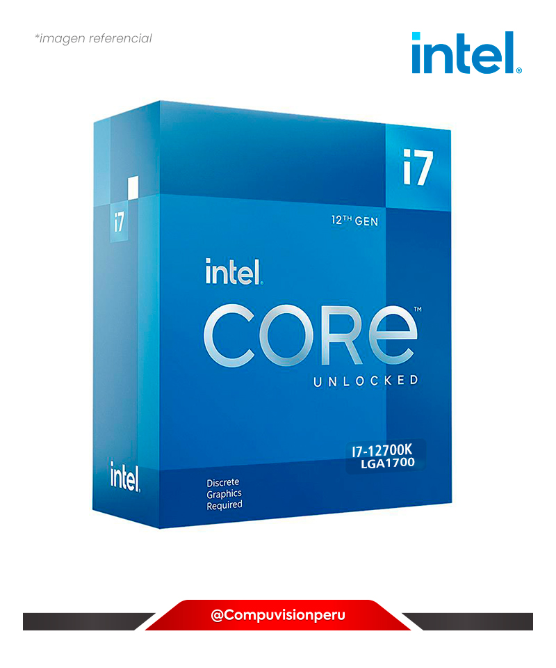 CPU INTEL I7-12700K 3.60GHZ 25MB 12N/20TH LGA 1700 INTEL UHD