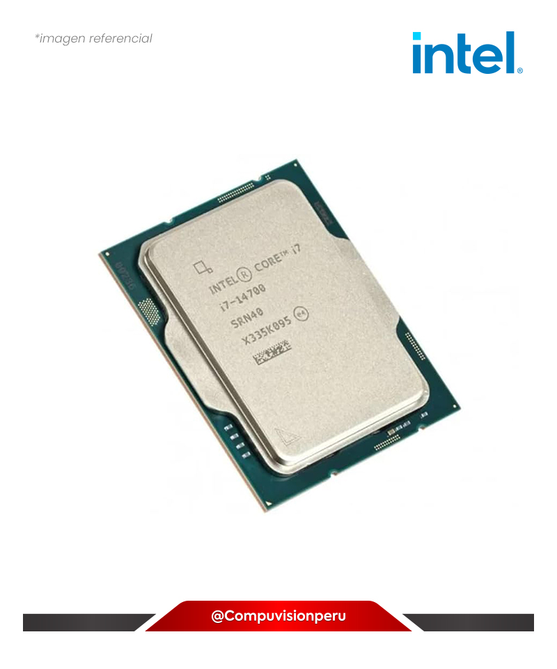 CPU INTEL CORE I7-14700 20N 28TH 33MB 2.1GHZ LGA 1700 INTEL UHD GRAPHICS 770 TURBO CORE 5.4GHZ