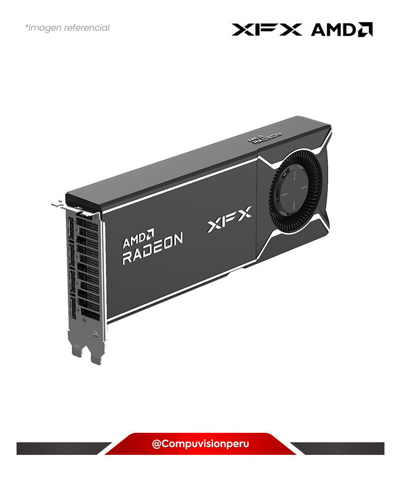 VIDEO XFX AMD RADEON AI PRO R9700 32GB GDDR6 4XDP AMD RDNA 4 SP 4096 256BIT DP PCI-E 5.0 RX-97XPROAIY