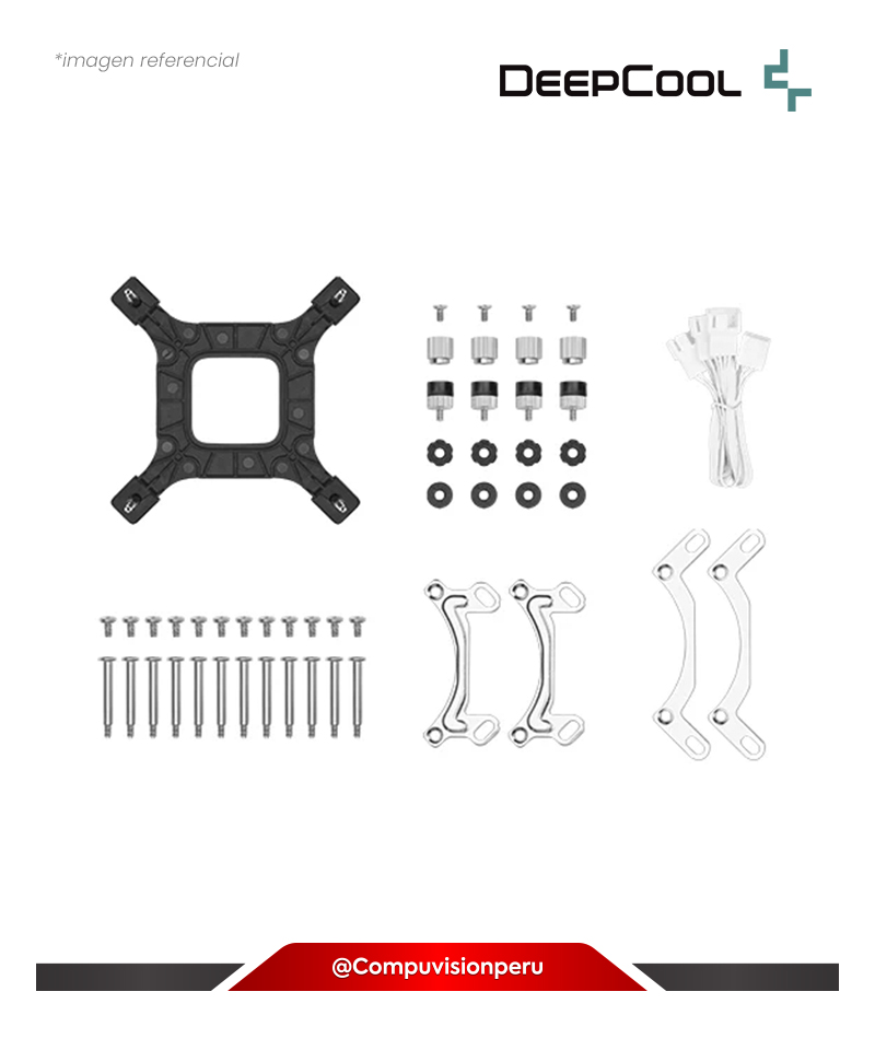 COOLER DE CPU DEEPCOOL LE720WH 360MM ARGB LGA AMD R-LE720-WHAMMN-G-1