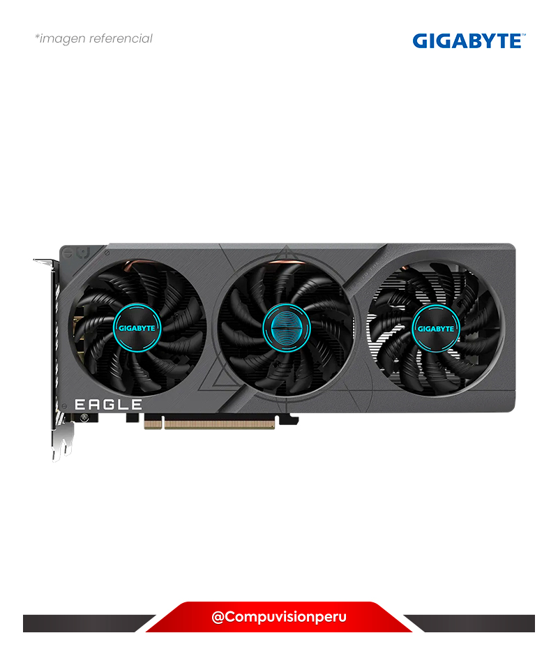 VIDEO GIGABYTE GEFORCE RTX 4060 EAGLE OC 8G 8GB GDDR6 128 BIT CUDA 3072 HDMI DP GV-N4060EAGLE OC-8GD