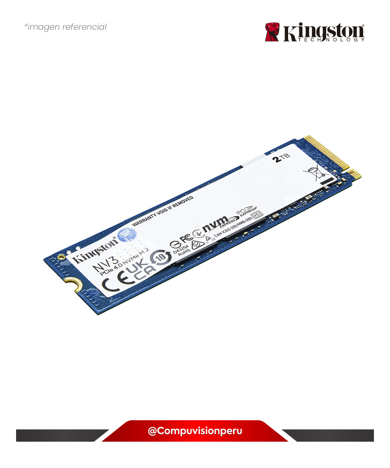 DISCO SOLIDO SSD 2TB KINGSTON SNV3S/2000G PCI-E 4.0 X4 CON NVME