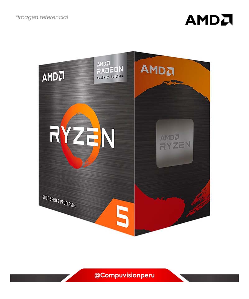 CPU AMD RYZEN 5 5600G 6 CORE / 12 SUB 3.9GHZ 19MB TURBO CORE 4.4GHZ AM4 65W GPU RADEON GRAPHICS 7N