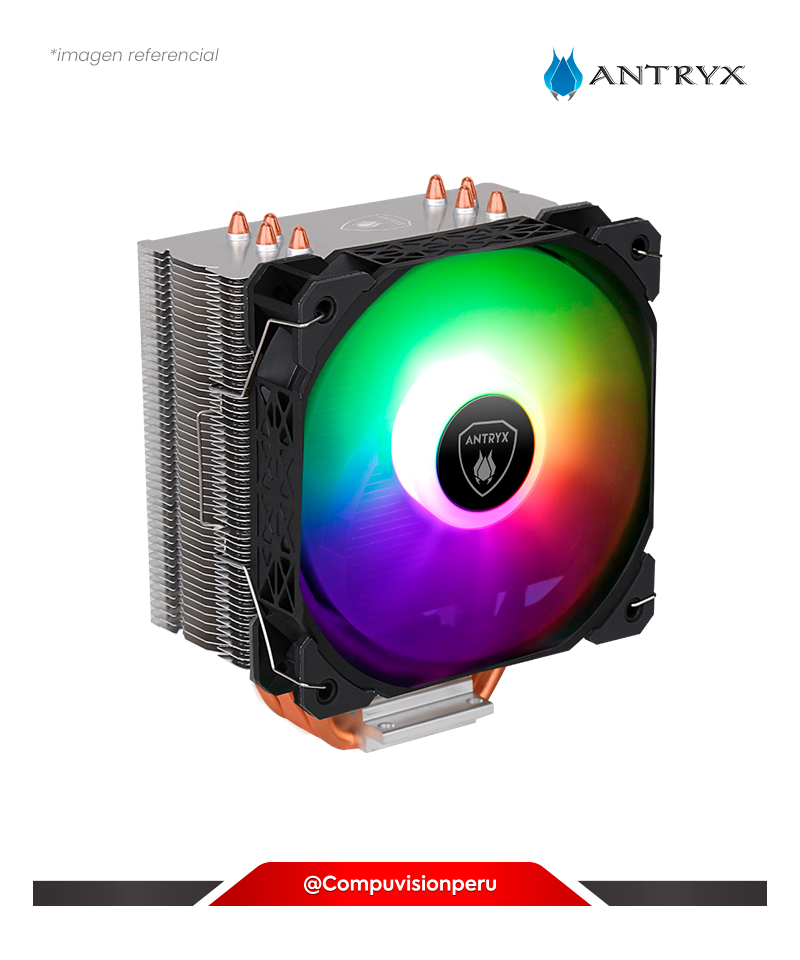COOLER DE CPU ANTRYX MIRAGE 410 ARGB INTEL AMD ACC-410A
