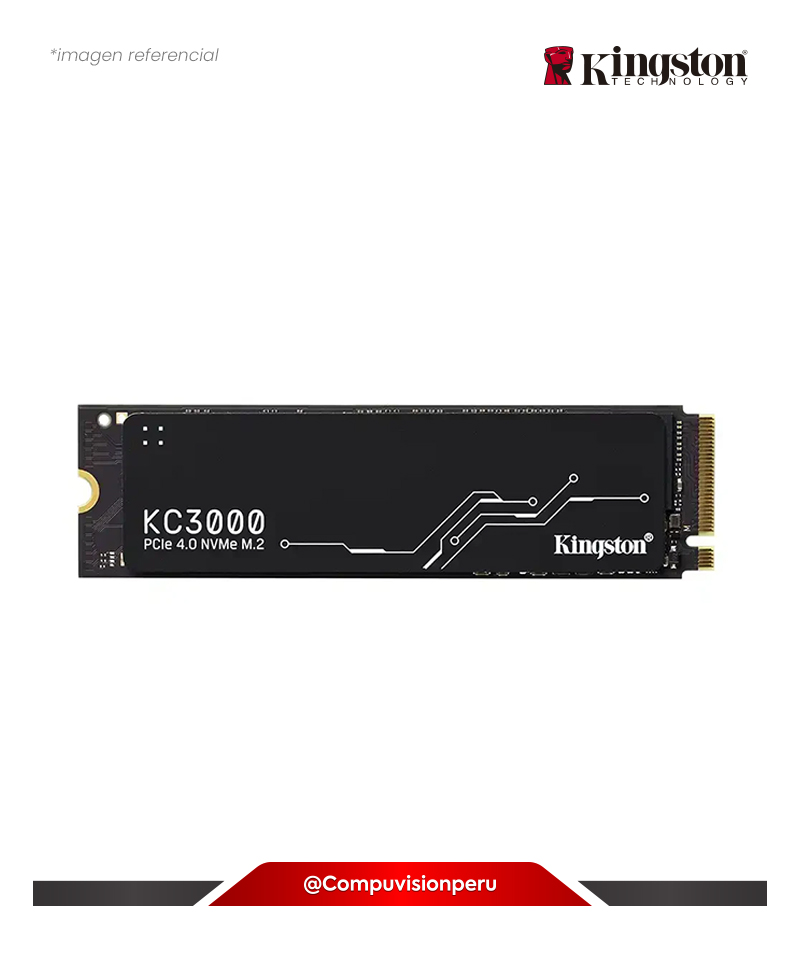 DISCO SOLIDO SSD 2TB KINGSTON KC3000 M.2 2280 PCIE GEN 4.0 NVME SKC3000D/2048G