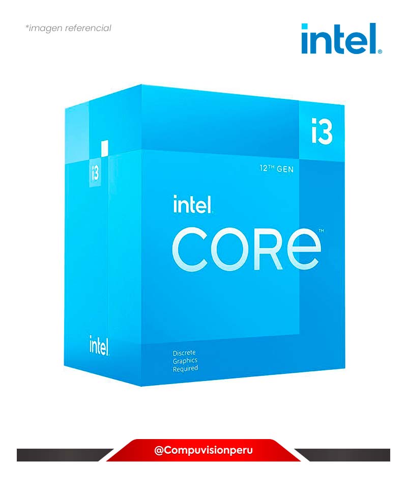 CPU INTEL CORE I3-12100 12MB 4N 8TH LGA 1700 3.30GHZ INTEL UHD GRAPHICS 730 TURBO CORE 4.30 GHZ