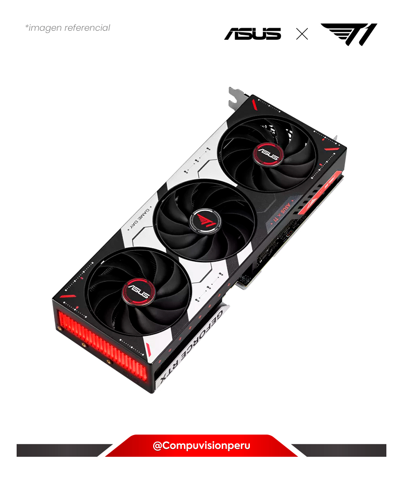 VIDEO ASUS T1 GEFORCE RTX 5070 12GB GDDR7 OC EDITION CUDA 6144 192 BIT HDMI DP ARGB T1-RTX5070-O12G-GAMING