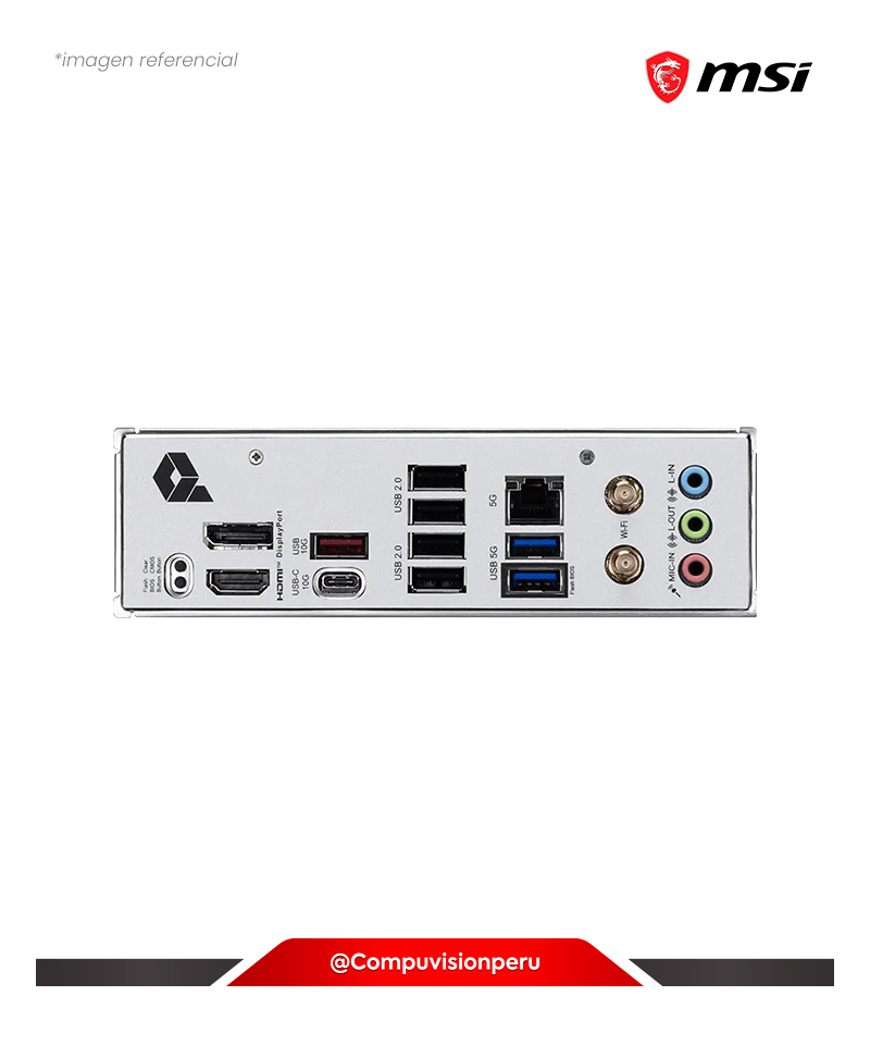 PLACA MSI PRO B850M-P WIFI AMD B850 AM5 DD5 M.2 SATA 6GB HDMI DP M-ATX