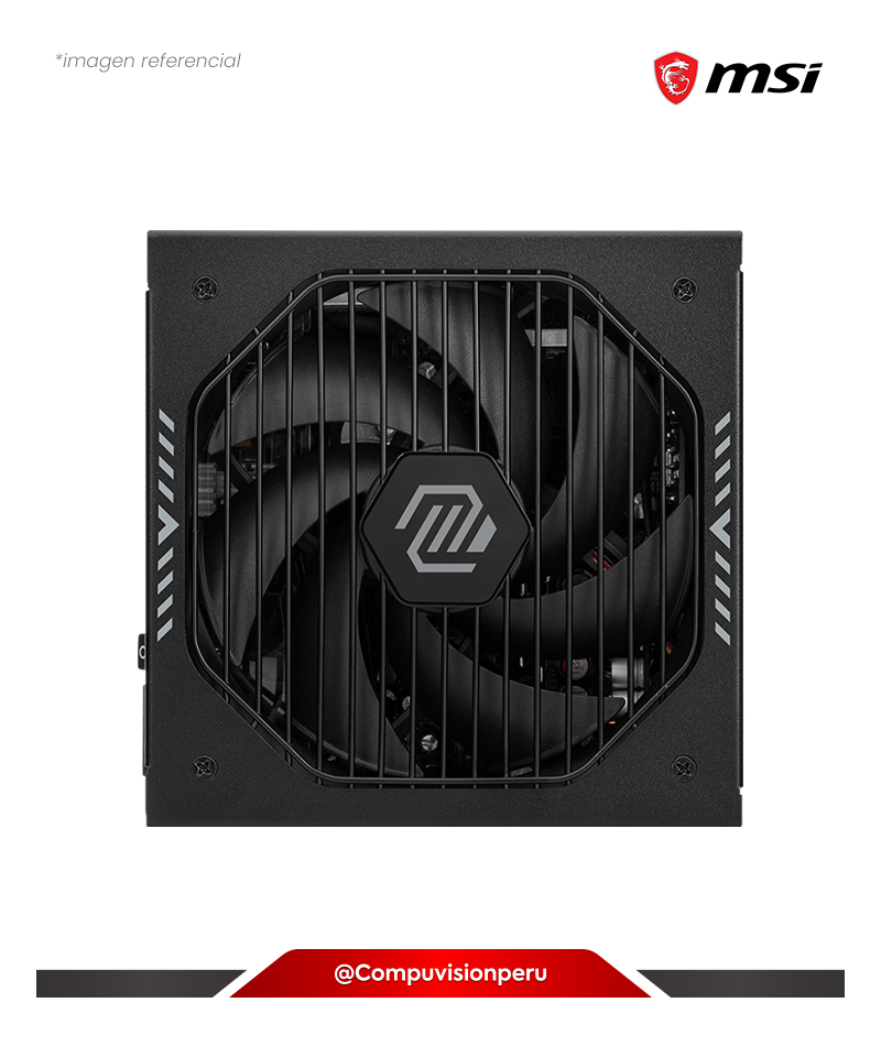 FUENTE 1000W MSI MAG A1000GLS PCIE5 80 PLUS GOLD MODULAR ACTIVE PFC