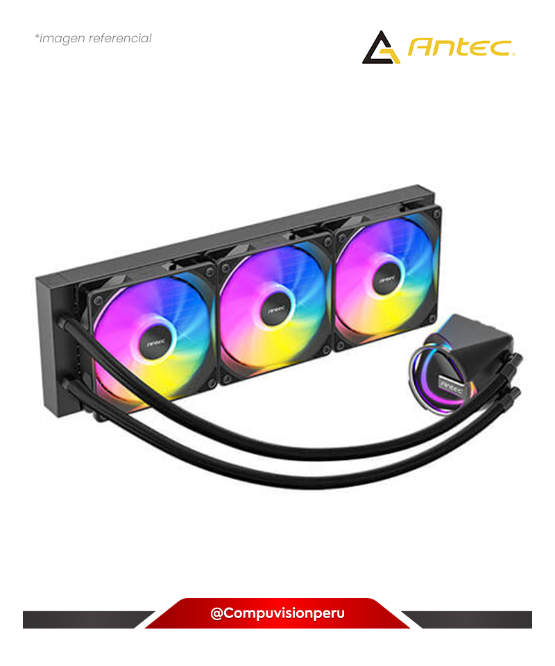 COOLER CPU ANTEC SKELETON 360 ARGB PWM 3*120MM ARGB FAN INTEL AMD 0-761345-40066-4