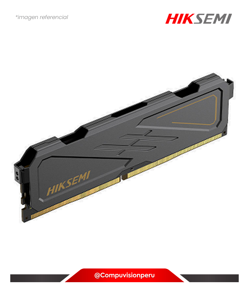 MEMORIA 8GB DDR4 BUS 3200MHZ HIKSEMI ARMOR BLACK HSC408U32D2_8G