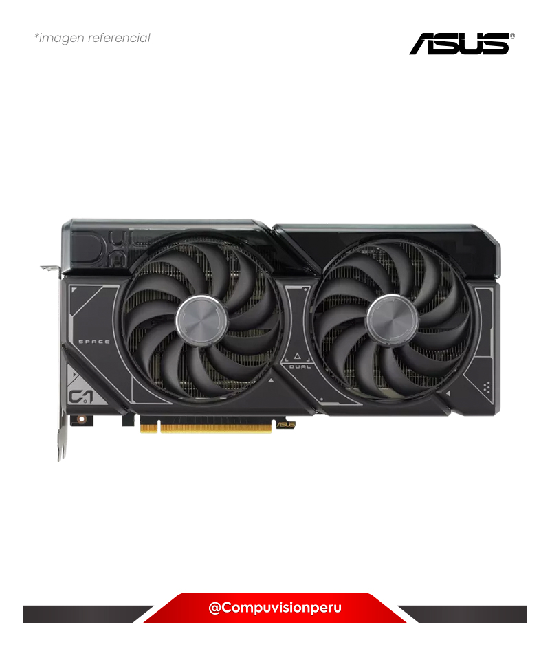 VIDEO ASUS DUAL GEFORCE RTX 4070 OC EDITION 12GB GDDR6X AXIAL-TECH CUDA 5888 192-BIT HDMI DP DUAL-RTX4070-O12G