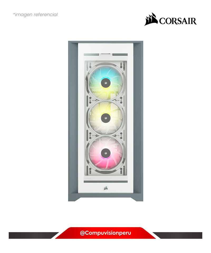 CASE CORSAIR ICUE 5000X RGB WHITE TEMPERED GLASS CC-9011213-WW